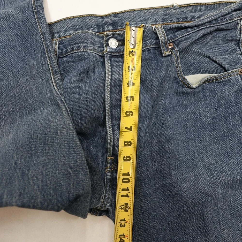 Levi's 501 Jeans‎ Mens 40X30 (39X29) Blue Denim Straight Fit Button Fly Pants